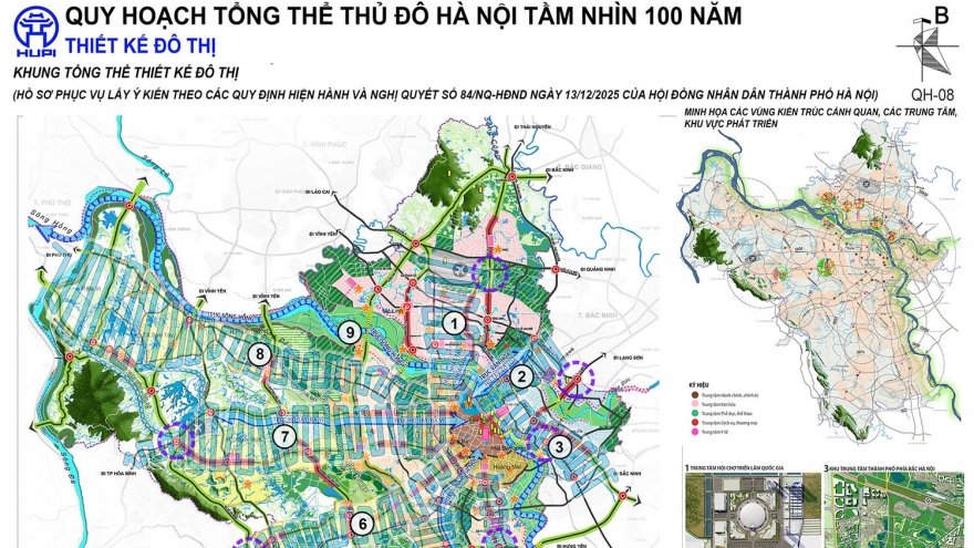 Hà Nội lấy ý kiến nhân dân đối với Quy hoạch tổng thể Thủ đô tầm nhìn 100 năm